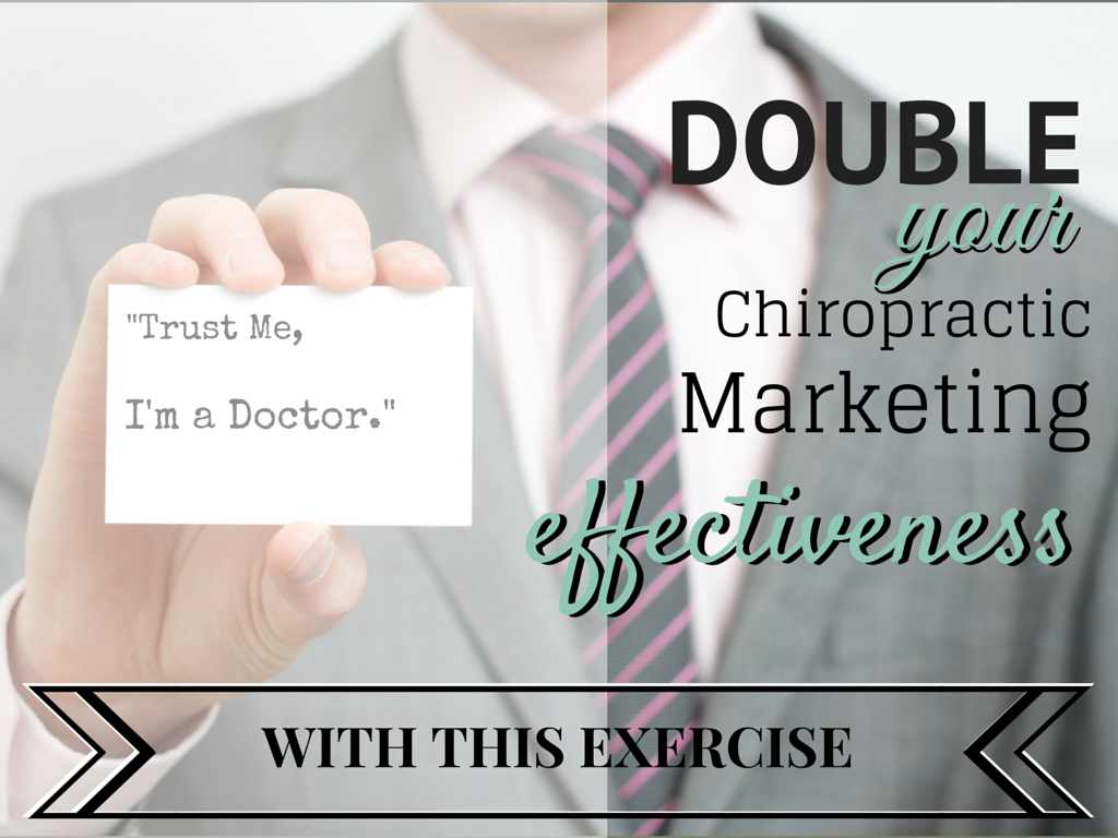 Double-Chiropractic-Marketing-Exercise