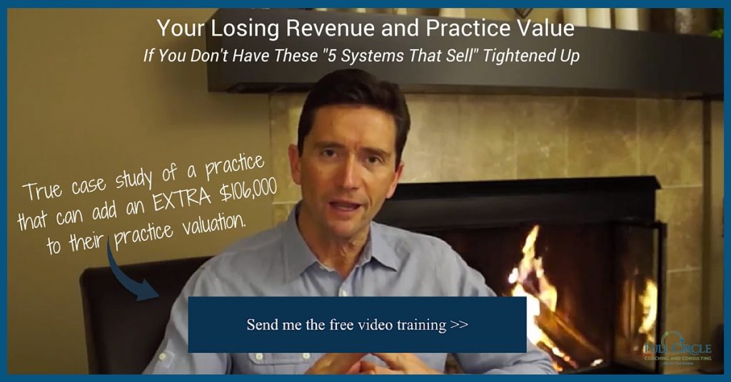 systems that sell, chiropractic practice valuation formula