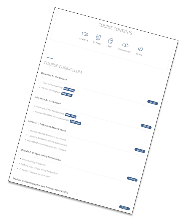 Associate Doc Recruiting Program