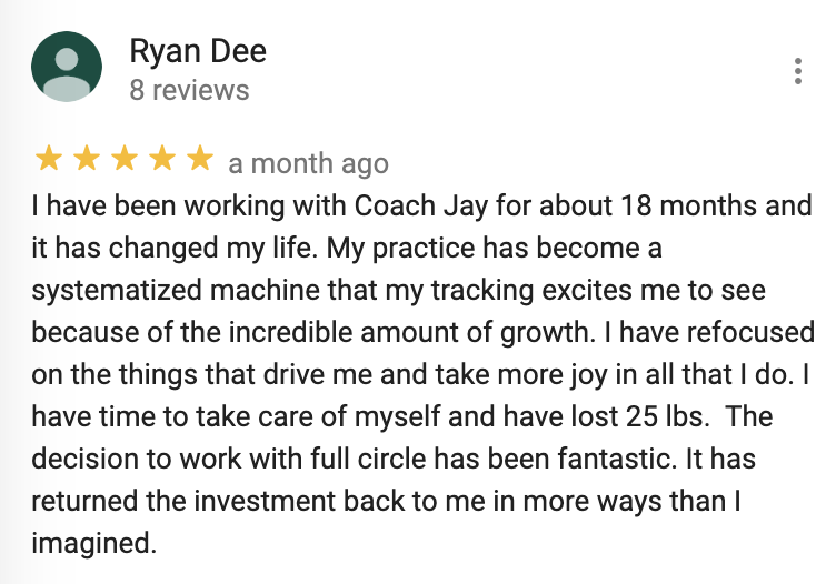 Full Circle Coaching and Consulting Review
